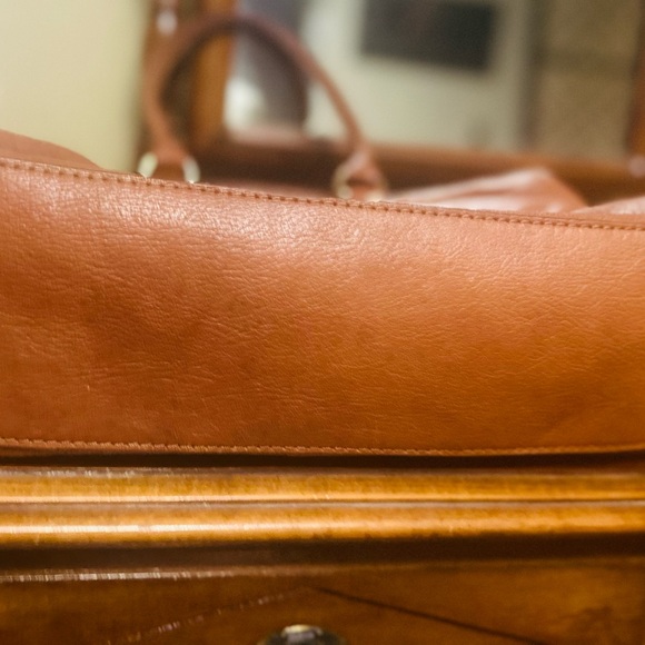 Michael Kors brown leather purse with beautiful hardware. - Picture 7 of 10